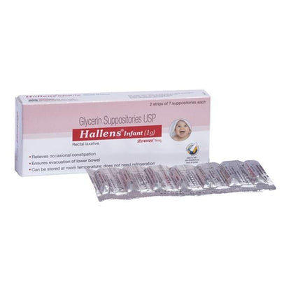 HALLENS INFANT (1G) Suppositories 7's