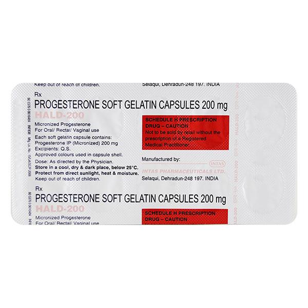 Hald 200mg Capsule 10'S