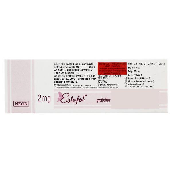 ESTOFOL 2mg Tablet 28's