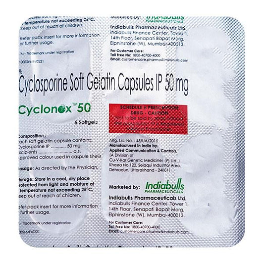 CYCLONOX 50 Capsule 5's