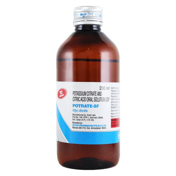 POTRATE SF FREE FROM SUGAR Oral Solution 200ml
