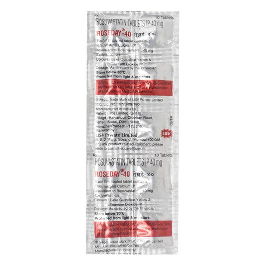 Roseday 40mg Tablet 10'S