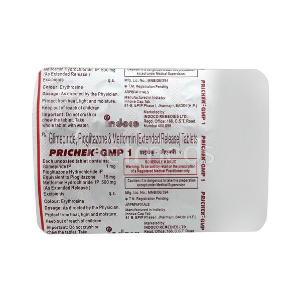 Prichek Gmp 1mg Tablet 10'S