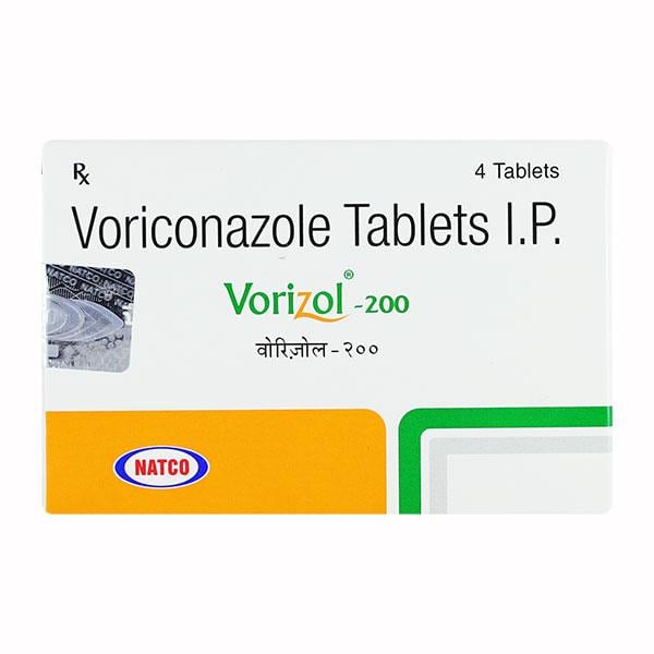 Vorizol 200mg Tablet 4'S