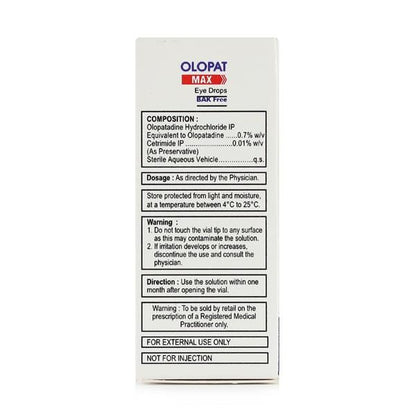 Olopat Max 0.7% Eye Drops 5ml