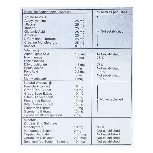 Fourts BZ Plus Tablet 10'S