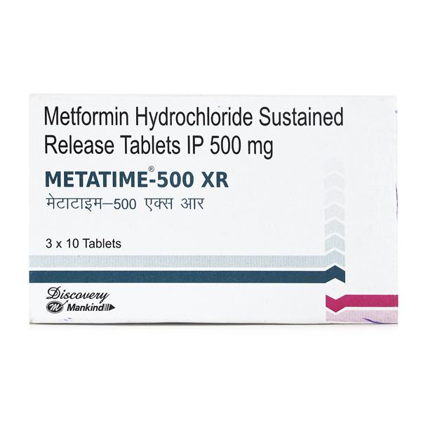 Metatime XR 500mg Tablet 10'S