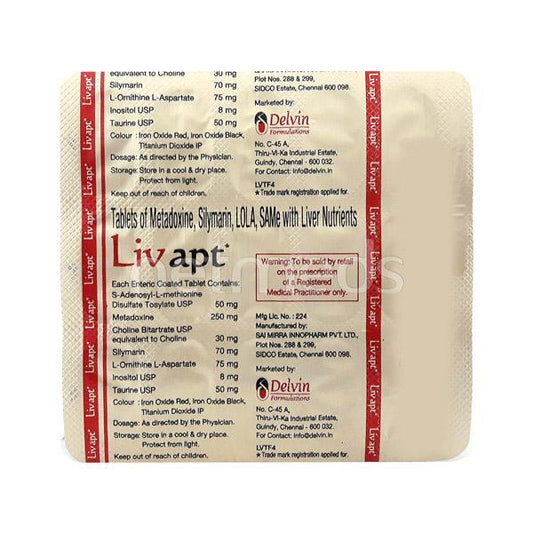 Liv apt Tablet 15'S