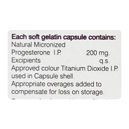 Gestmate 200mg Capsule 10'S