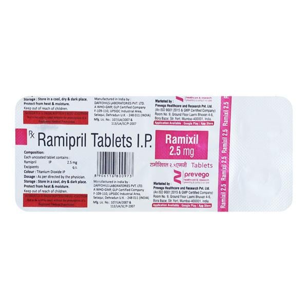 RAMIXIL 2.5mg Tablet 10's