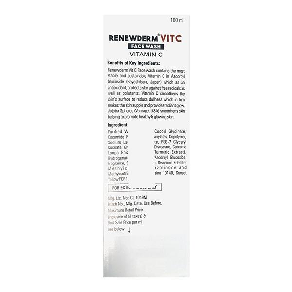 RENEWDERM VIT C Face Wash 100ml