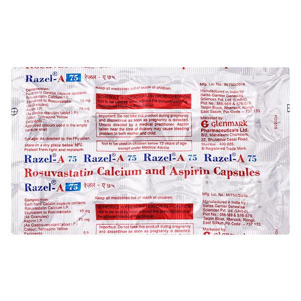 Razel A 75mg Capsule 10'S