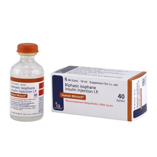 Human Mixtard 30/70 40IU Injection 1X10ml