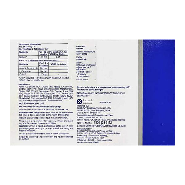 ELCAFORT PLUS ADULT Tablet 10's