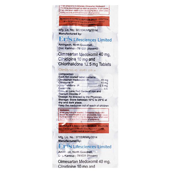 Olmin Trio 40mg Tablet 10'S