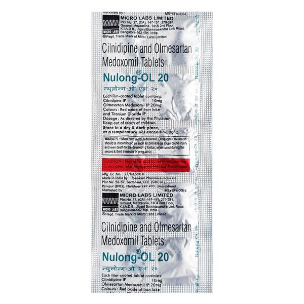 Nulong OL 20mg Tablet 10'S