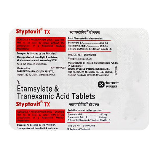 STYPTOVIT TX Tablet 10's
