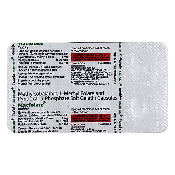 MACFOLATE Soft Gelatin Capsule 15's