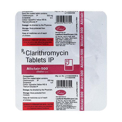 ALICLAIR 500 Tablet 4's