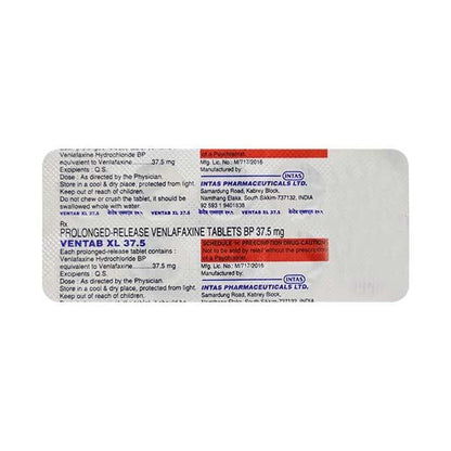 Ventab XL 37.5mg Tablet 10'S