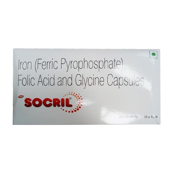 NEW SOCRIL Capsule 10's