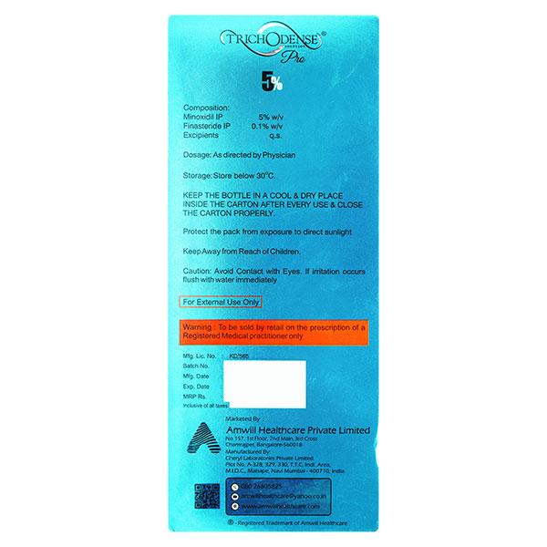 TRICHODENSE PRO 5% Topical Solution 60ml