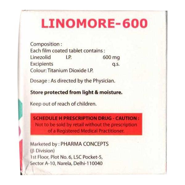 LINOMORE 600 Tablet 10's
