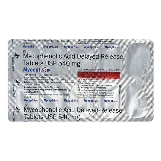 Mycept S 540mg Tablet 10'S