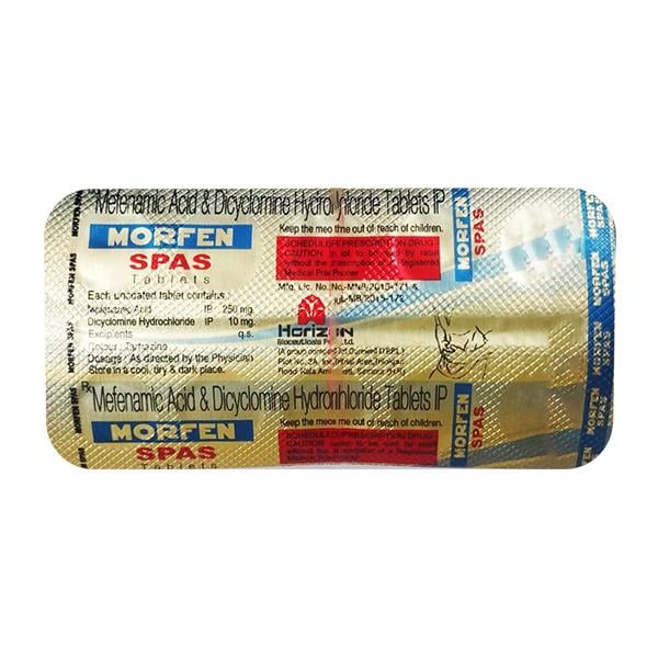 MORFEN SPAS Tablet 10's