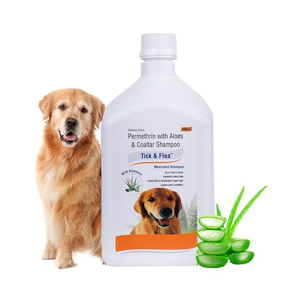 TICK & FLEA MEDICATED (VET) Shampoo 1000ml