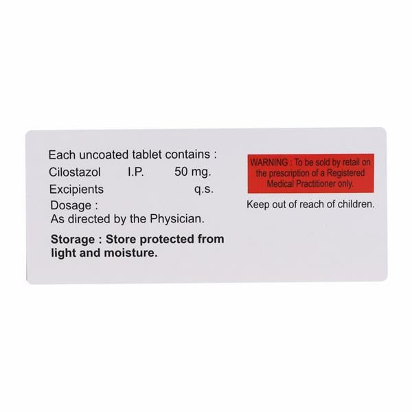 Vascilol 50mg Tablet 10'S