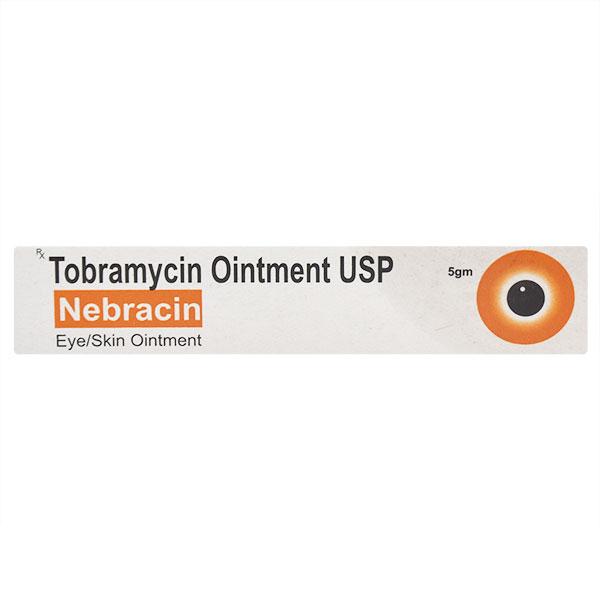 NEBRACIN EYE/SKIN Ointment 5gm