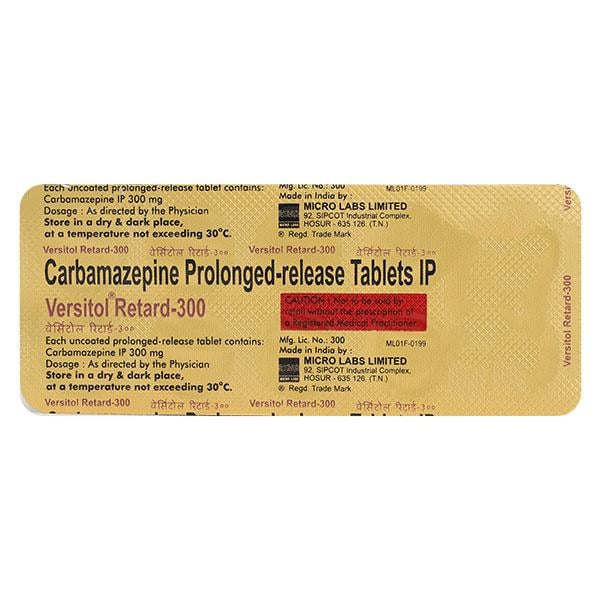 Versitol Retard 300mg Tablet 10'S