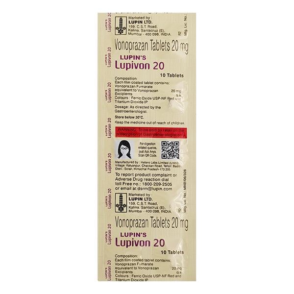 LUPIN'S LUPIVON 20 Tablet 10's