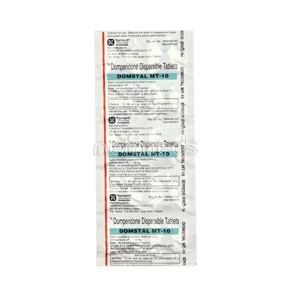 Domstal MT 10mg Tablet 10'S