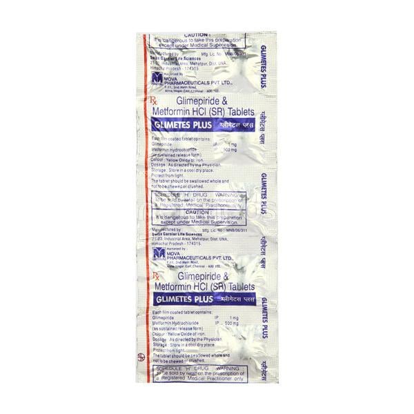 Glimetes Plus Tablet 10'S