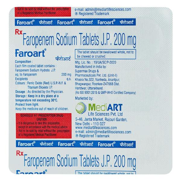 FAROART 200 Tablet 6's