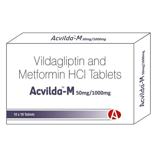 ACVILDA M 1000 Tablet 10's