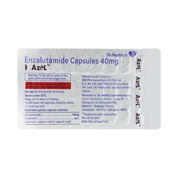 Azel 40mg Capsule 28'S