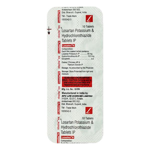 Losatec H Tablet 10'S