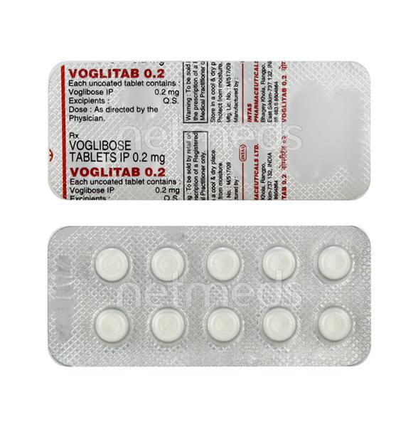 Voglitab 0.2mg Tablet 10'S