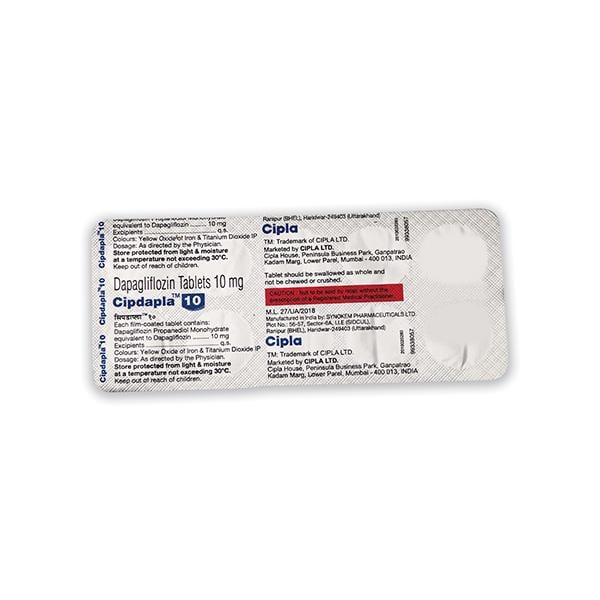 CIPDAPLA 10 Tablet 10's