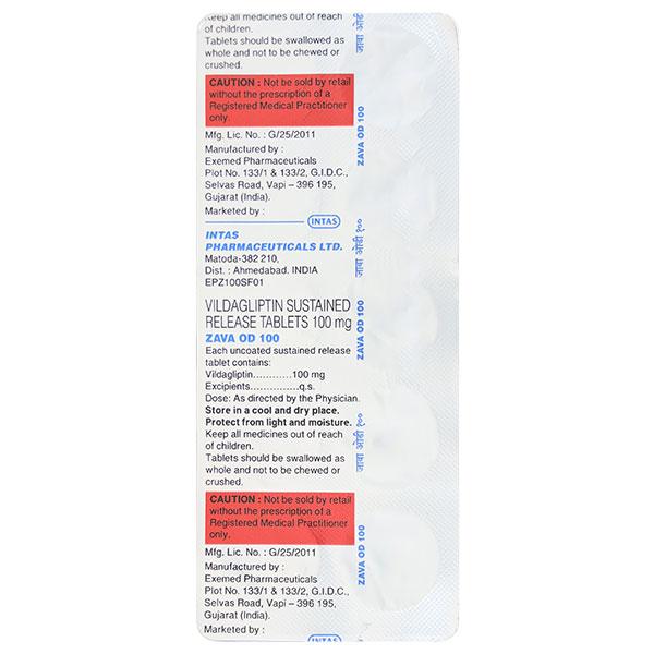 ZAVA OD 100 Tablet 10's