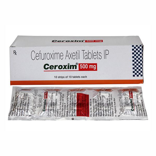 Ceroxim 500mg Tablet 10'S