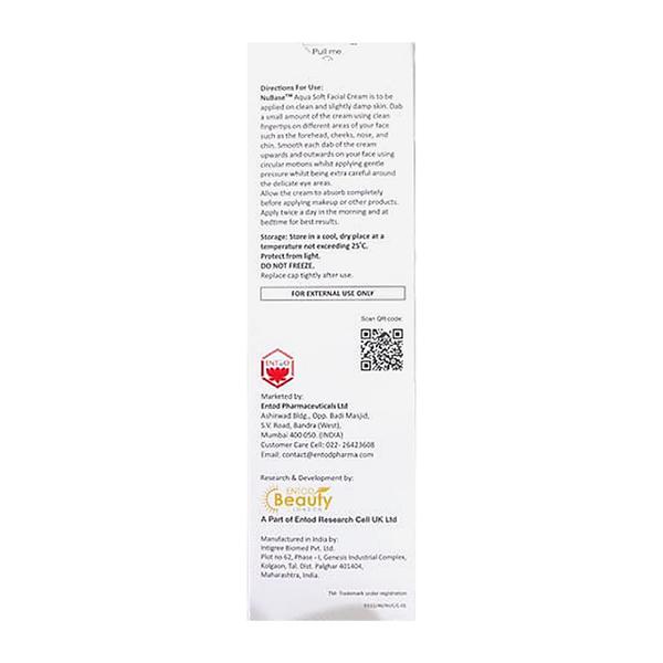 NUBASE AQUASOFT FACIAL DAY & NIGHT GEL Cream 50g