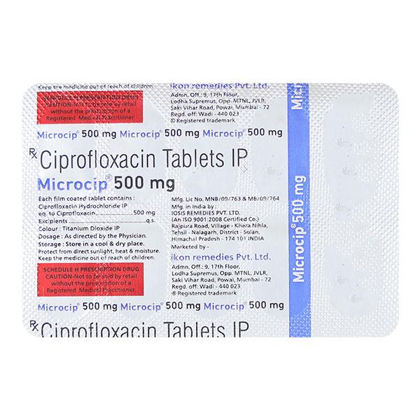 MICROCIP 500mg Tablet 10's