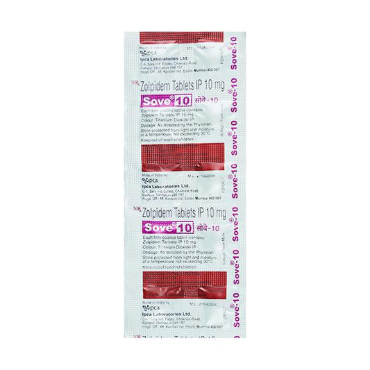 Sove 10mg Tablet 10'S