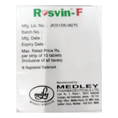 ROSVIN F Tablet 10's