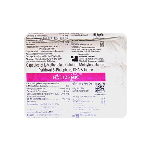 FOL 123 MF Capsule 10'S