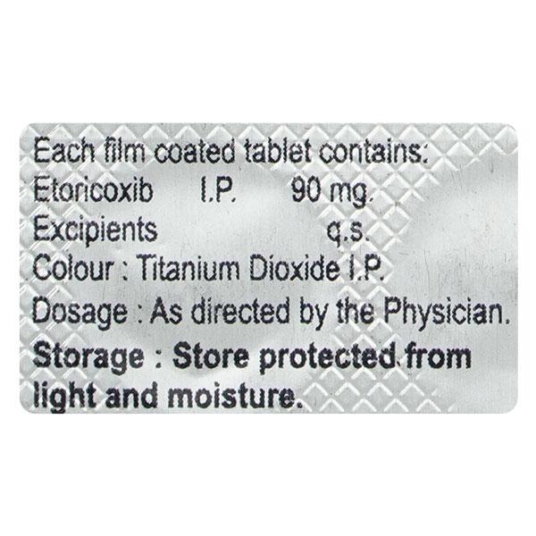 Eticox 90mg Tablet 10'S